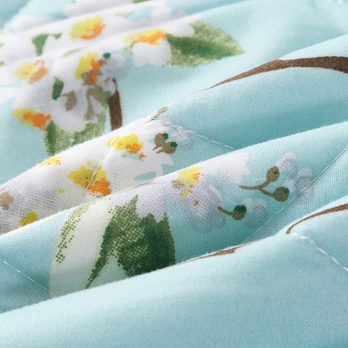 91家纺网 家纺一手货源 找家纺 笠裙家纺 2025新款磨毛夹棉S边单件三件套韩版防滑床裙单床裙床裙单件 情意正浓