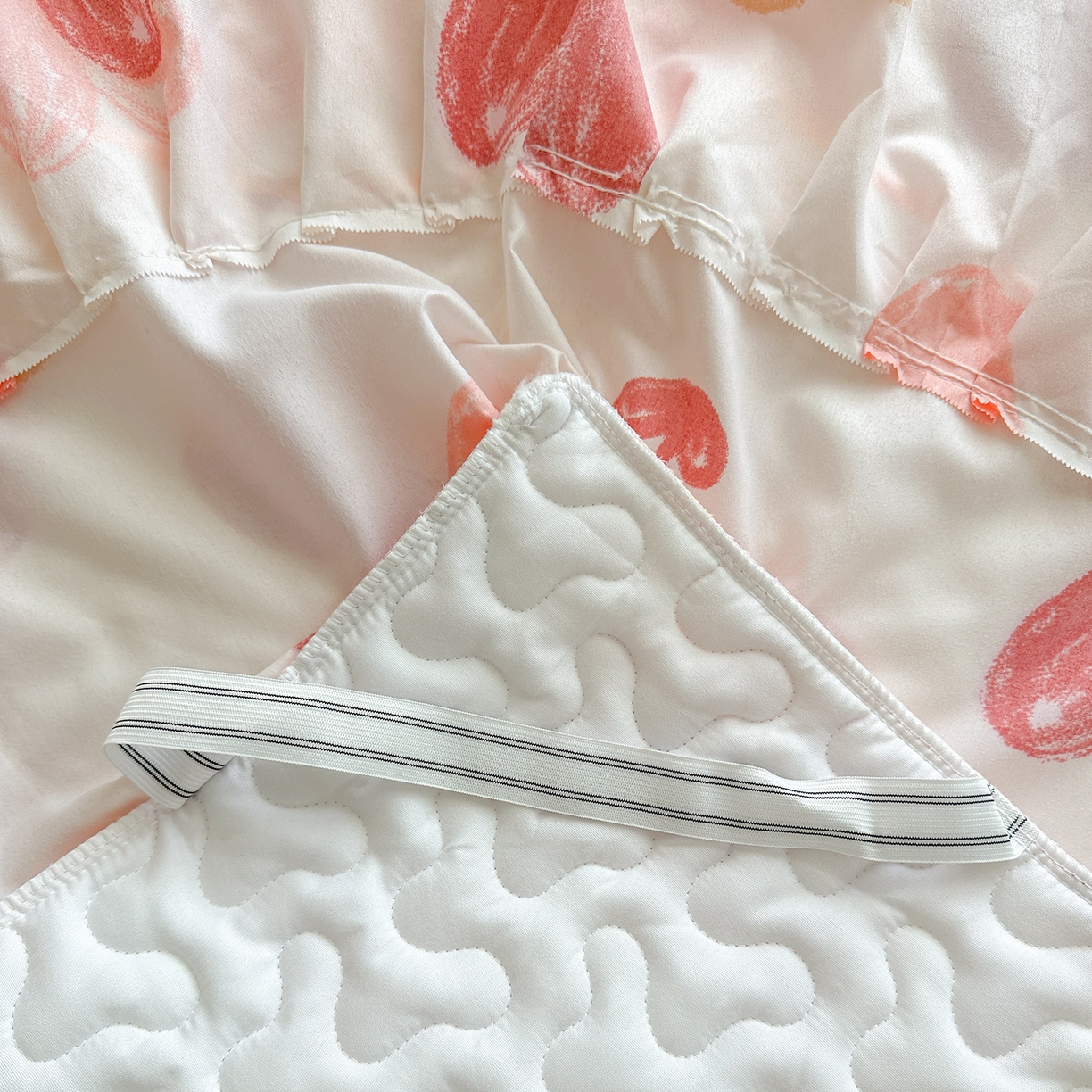 91家纺网 家纺一手货源 找家纺 笠裙家纺 2025新款磨毛夹棉S边单件三件套韩版防滑床裙单床裙床裙单件 心尚