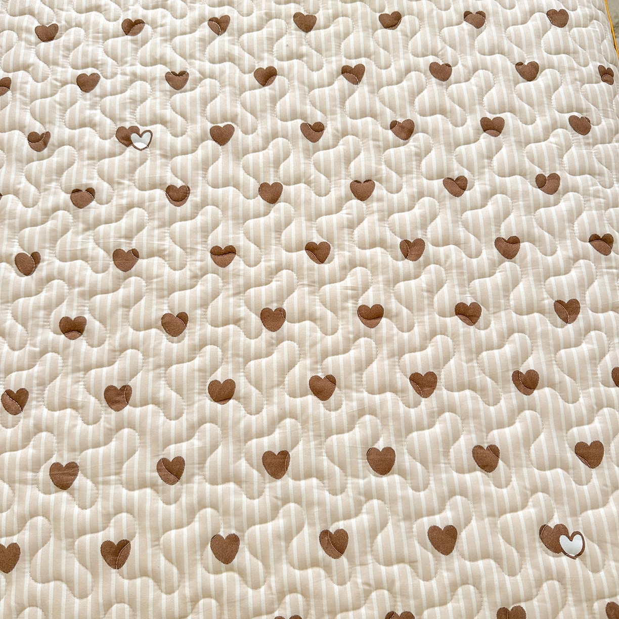 91家纺网 家纺一手货源 找家纺 笠裙家纺 2025新款磨毛夹棉S边单件三件套韩版防滑床裙单床裙床裙单件 心意