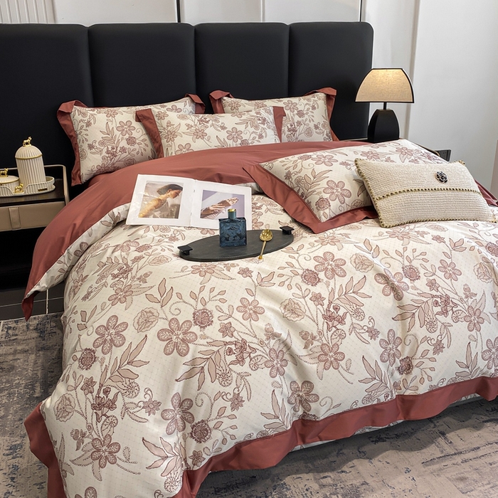 91家纺网 家纺一手货源 找家纺 （总）娇逸家居 2025新款100支新疆长绒棉纯棉数码印花全棉四件套（专版花型）