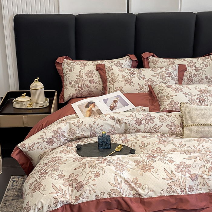 91家纺网 家纺一手货源 找家纺 （总）娇逸家居 2025新款100支新疆长绒棉纯棉数码印花全棉四件套（专版花型）