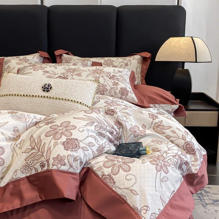 91家纺网 家纺一手货源 找家纺 （总）娇逸家居 2025新款100支新疆长绒棉纯棉数码印花全棉四件套（专版花型）