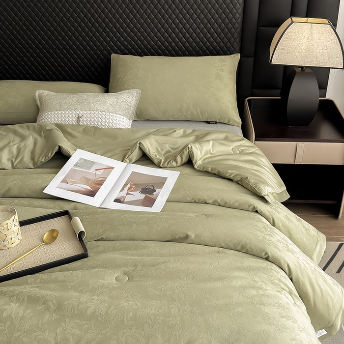 91家纺网 家纺一手货源 找家纺 （总）娇逸家居 2025新款60支全棉纯棉提花水洗棉春秋被被子被芯 可配同系列枕套床单