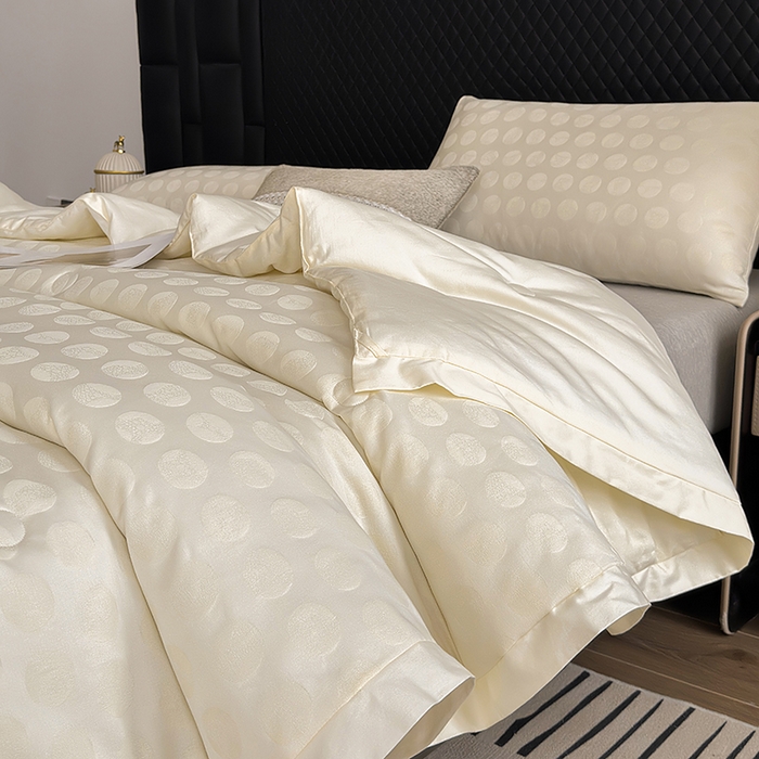 91家纺网 家纺一手货源 找家纺 （总）娇逸家居 2025新款60支全棉纯棉提花水洗棉春秋被被子被芯 可配同系列枕套床单