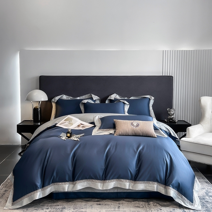 91家纺网 家纺一手货源 找家纺 （总）娇逸家居 2025四季款100支全棉全棉纯棉镂空款四件套-圣地亚