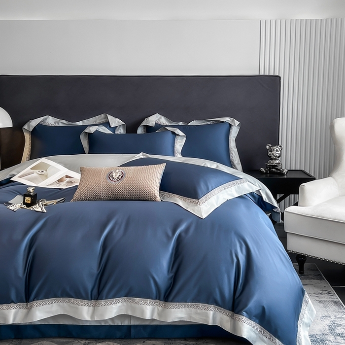 91家纺网 家纺一手货源 找家纺 （总）娇逸家居 2025四季款100支全棉全棉纯棉镂空款四件套-圣地亚