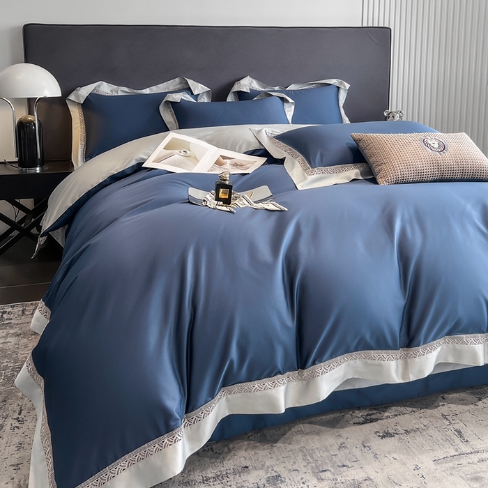 91家纺网 家纺一手货源 找家纺 （总）娇逸家居 2025四季款100支全棉全棉纯棉镂空款四件套-圣地亚