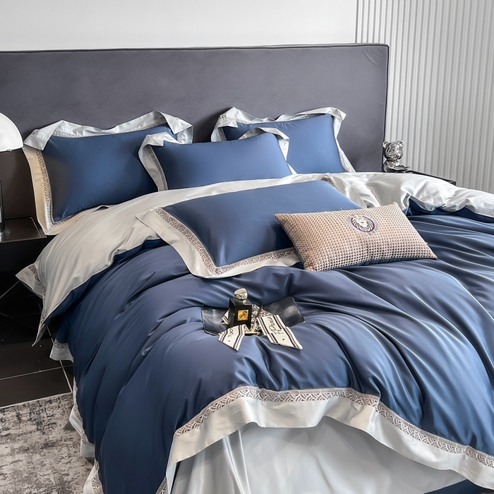 91家纺网 家纺一手货源 找家纺 （总）娇逸家居 2025四季款100支全棉全棉纯棉镂空款四件套-圣地亚