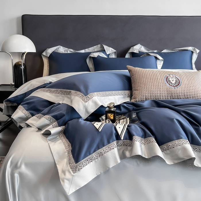 91家纺网 家纺一手货源 找家纺 （总）娇逸家居 2025四季款100支全棉全棉纯棉镂空款四件套-圣地亚