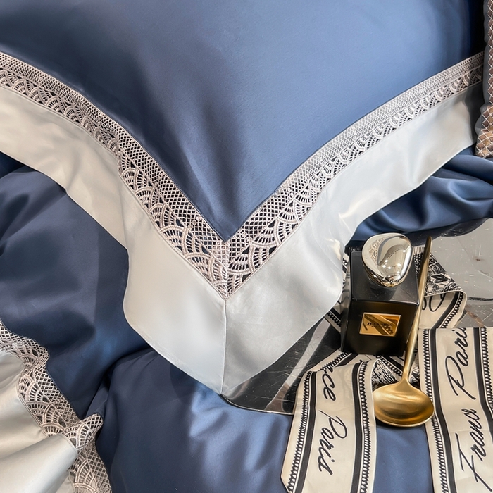 91家纺网 家纺一手货源 找家纺 （总）娇逸家居 2025四季款100支全棉全棉纯棉镂空款四件套-圣地亚