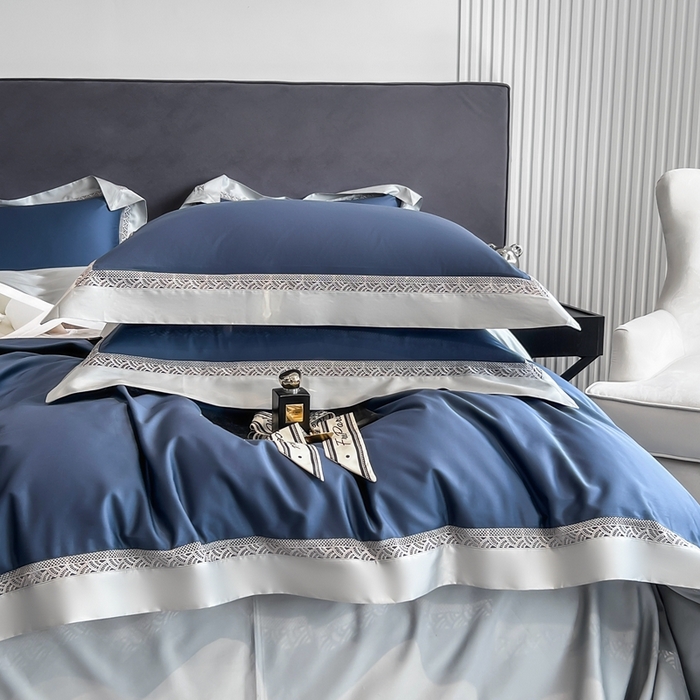 91家纺网 家纺一手货源 找家纺 （总）娇逸家居 2025四季款100支全棉全棉纯棉镂空款四件套-圣地亚