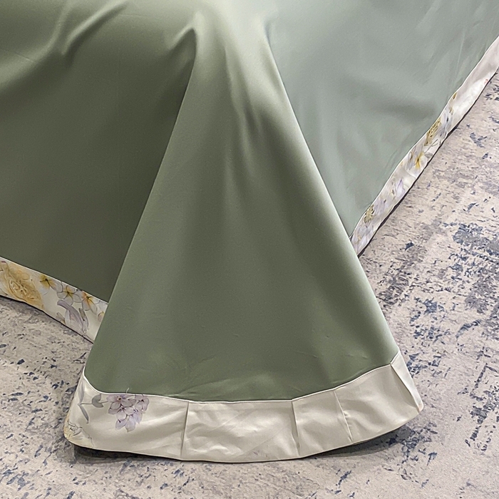 91家纺网 家纺一手货源 找家纺 娇逸家居 2025新款100支新疆长绒棉纯棉数码印花全棉四件套（专版花型） 沐熙-米