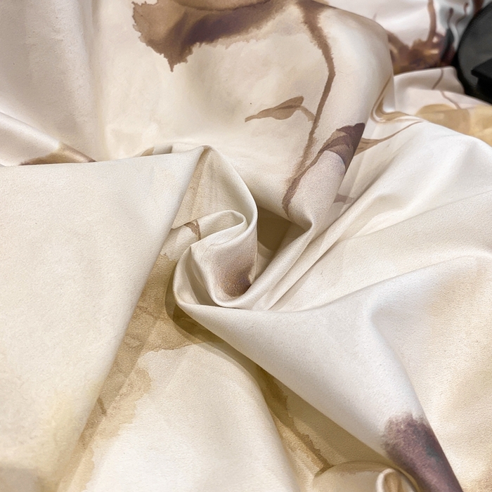 91家纺网 家纺一手货源 找家纺 娇逸家居 2025新款100支新疆长绒棉纯棉数码印花全棉四件套（专版花型） 南溪-咖