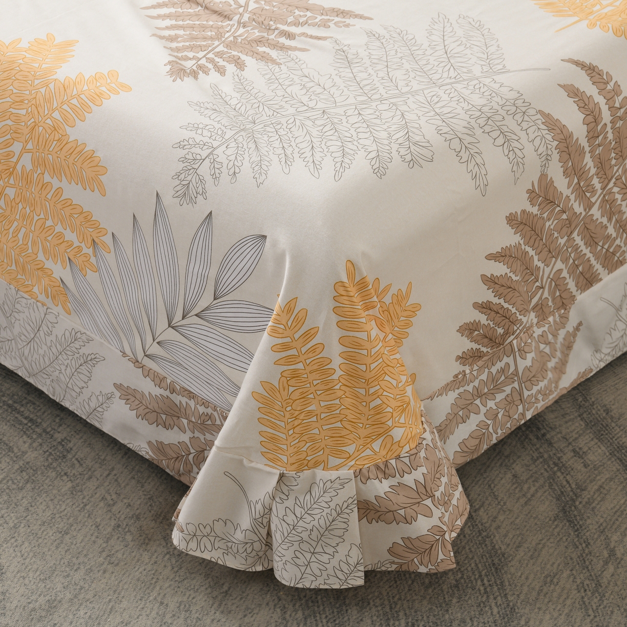 91家纺网 家纺一手货源 找家纺 润淳家居 2025新款百分百全棉磨毛四件套 华庭庄园 米