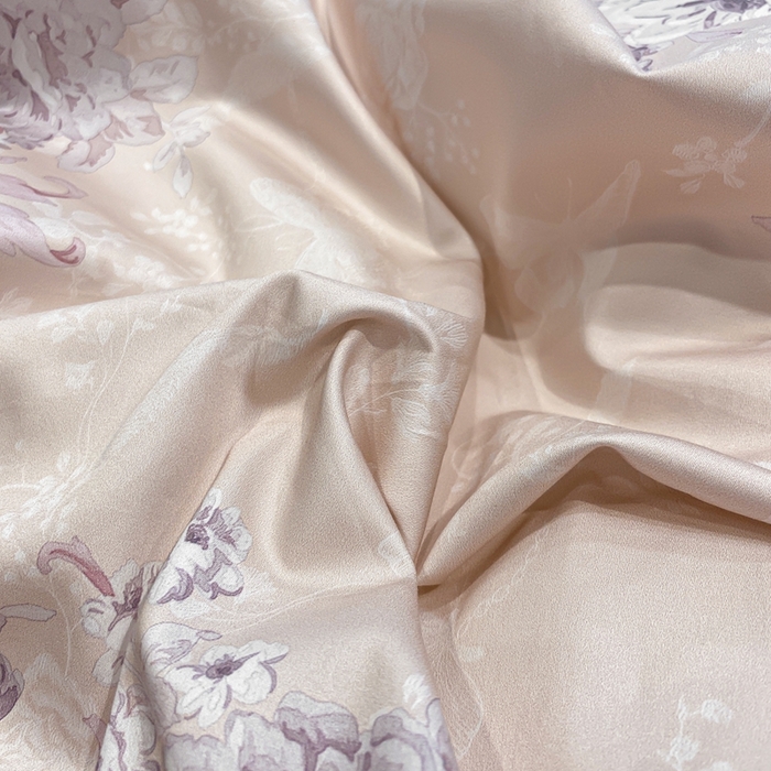 91家纺网 家纺一手货源 找家纺 娇逸家居 2025新款100支新疆长绒棉纯棉数码印花全棉四件套（专版花型） 伊芙琳-粉