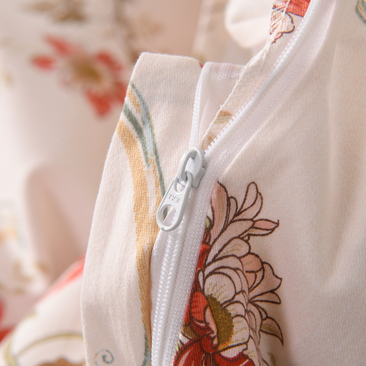 91家纺网 家纺一手货源 找家纺 润淳家居 2025新款百分百全棉磨毛四件套 泡沫之夏