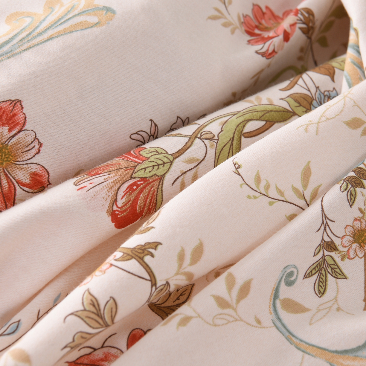 91家纺网 家纺一手货源 找家纺 润淳家居 2025新款百分百全棉磨毛四件套 泡沫之夏