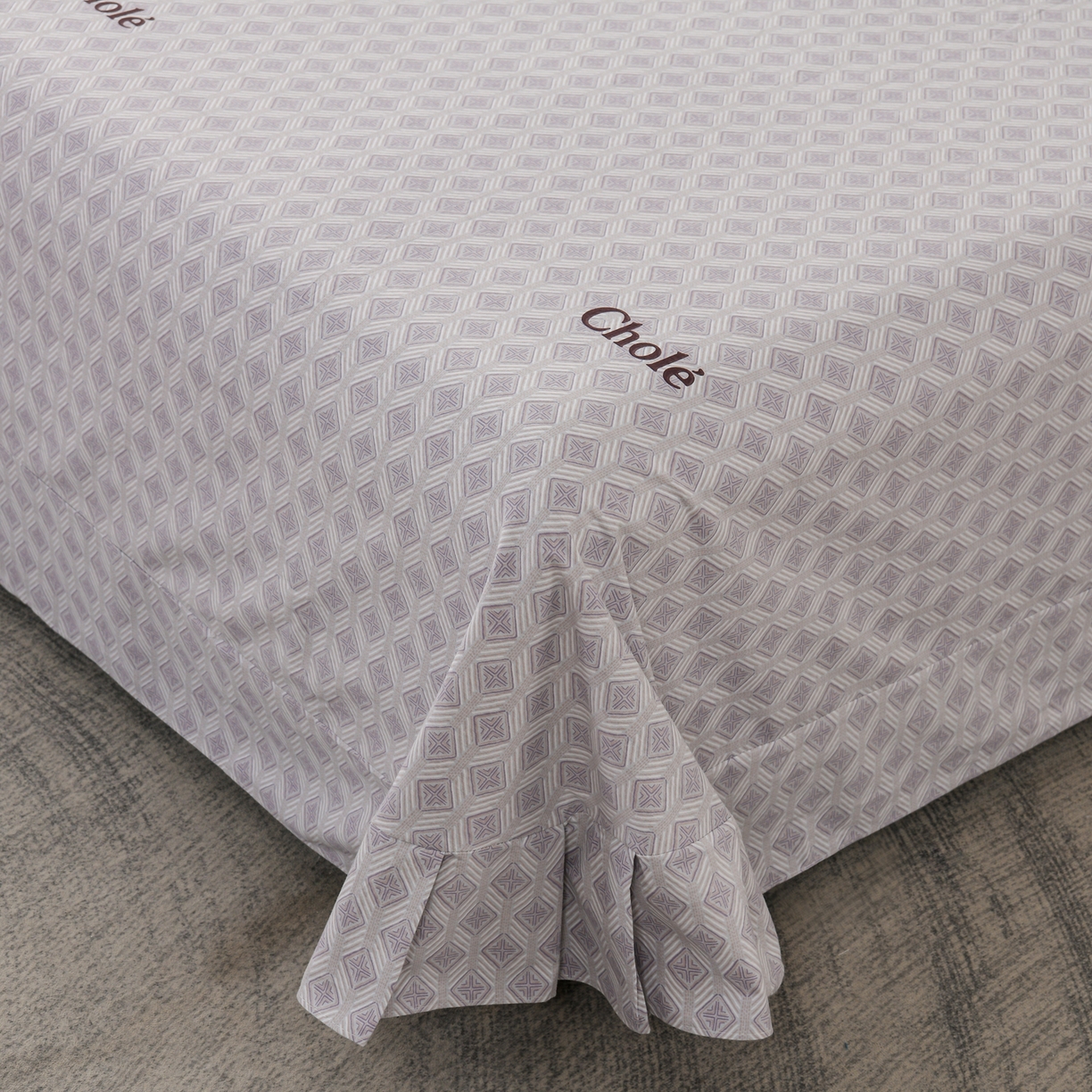 91家纺网 家纺一手货源 找家纺 润淳家居 2025新款百分百全棉磨毛四件套 昔城 灰