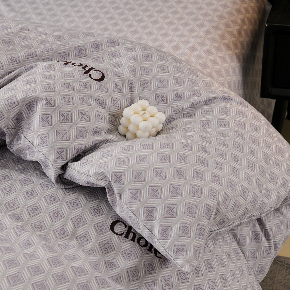 91家纺网 家纺一手货源 找家纺 润淳家居 2025新款百分百全棉磨毛四件套 昔城 灰