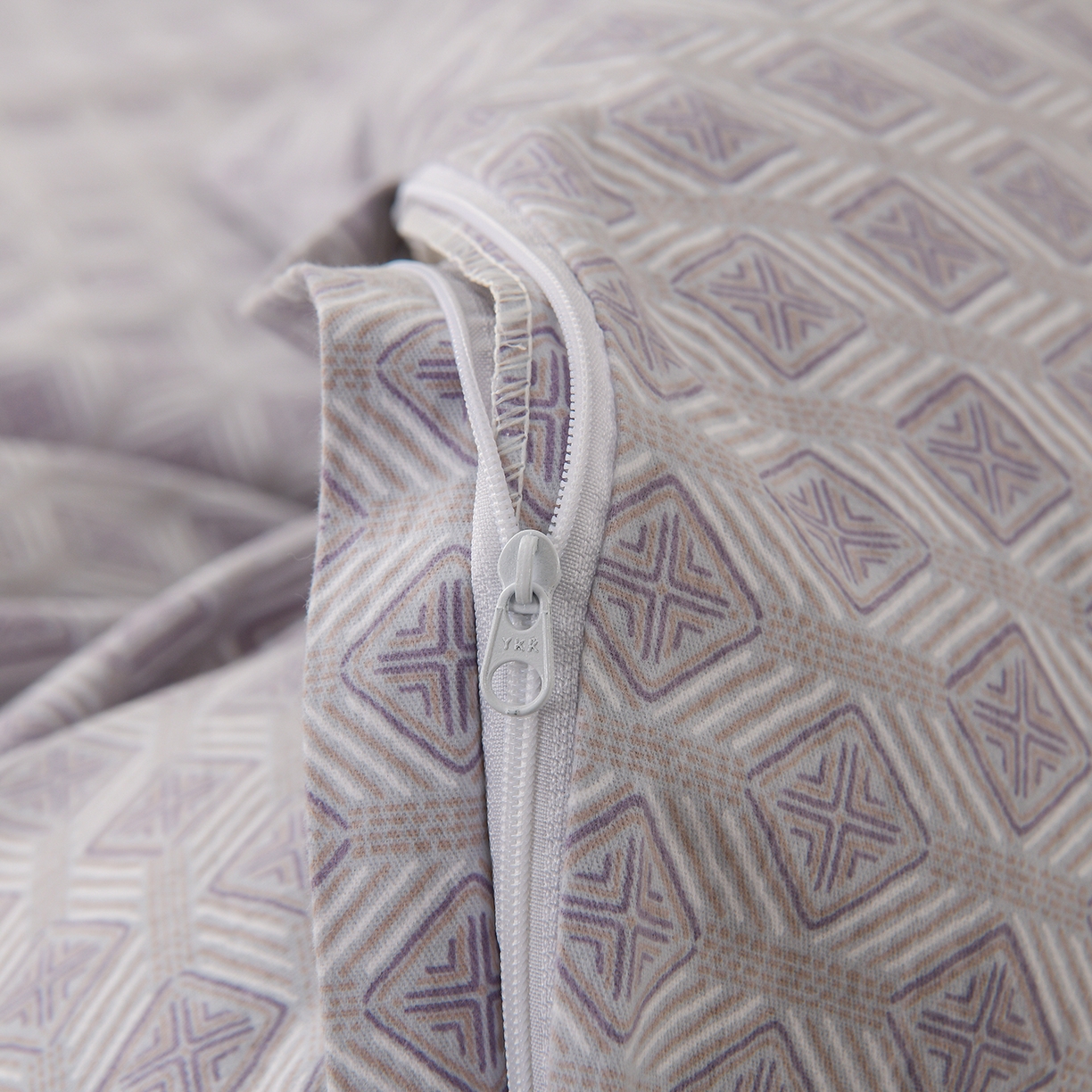 91家纺网 家纺一手货源 找家纺 润淳家居 2025新款百分百全棉磨毛四件套 昔城 灰