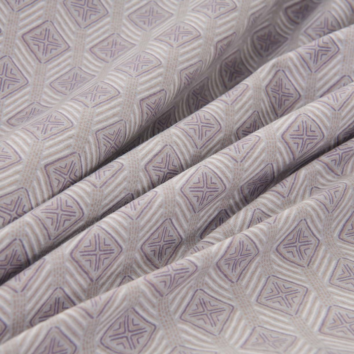 91家纺网 家纺一手货源 找家纺 润淳家居 2025新款百分百全棉磨毛四件套 昔城 灰