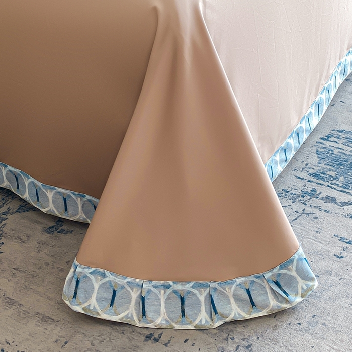 91家纺网 家纺一手货源 找家纺 娇逸家居 2025新款100支新疆长绒棉纯棉数码印花全棉四件套（专版花型） 伊莎贝尓