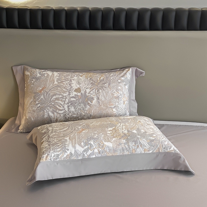 91家纺网 家纺一手货源 找家纺 娇逸家居 2025新款100支新疆长绒棉纯棉数码印花全棉四件套（专版花型） 原野