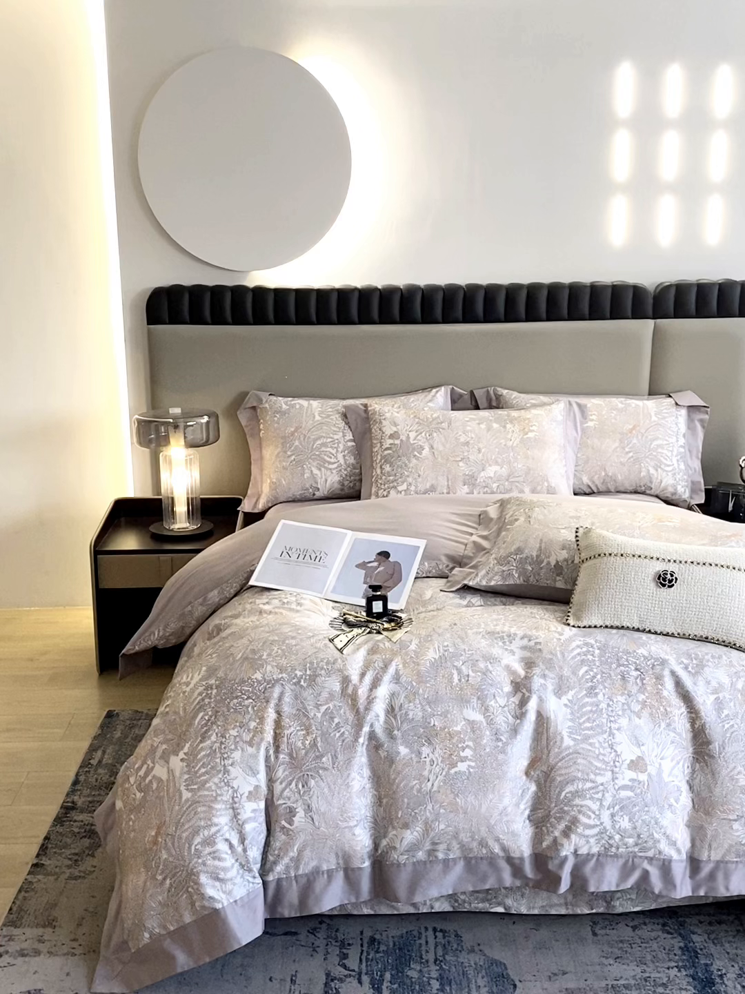 91家纺网 家纺一手货源 找家纺 娇逸家居 2025新款100支新疆长绒棉纯棉数码印花全棉四件套（专版花型） 原野