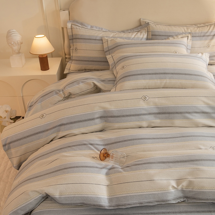 91家纺网 家纺一手货源 找家纺 （总）磨毛世家家纺 2025新款全棉四件套纯棉加厚生态磨毛套件