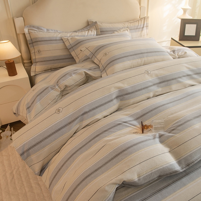 91家纺网 家纺一手货源 找家纺 （总）磨毛世家家纺 2025新款全棉四件套纯棉加厚生态磨毛套件