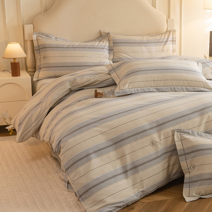 91家纺网 家纺一手货源 找家纺 （总）磨毛世家家纺 2025新款全棉四件套纯棉加厚生态磨毛套件