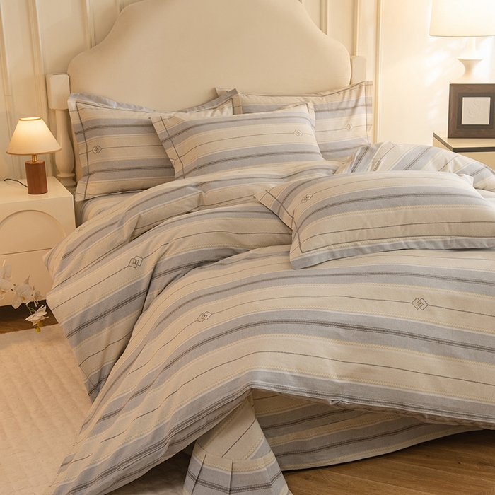 91家纺网 家纺一手货源 找家纺 （总）磨毛世家家纺 2025新款全棉四件套纯棉加厚生态磨毛套件