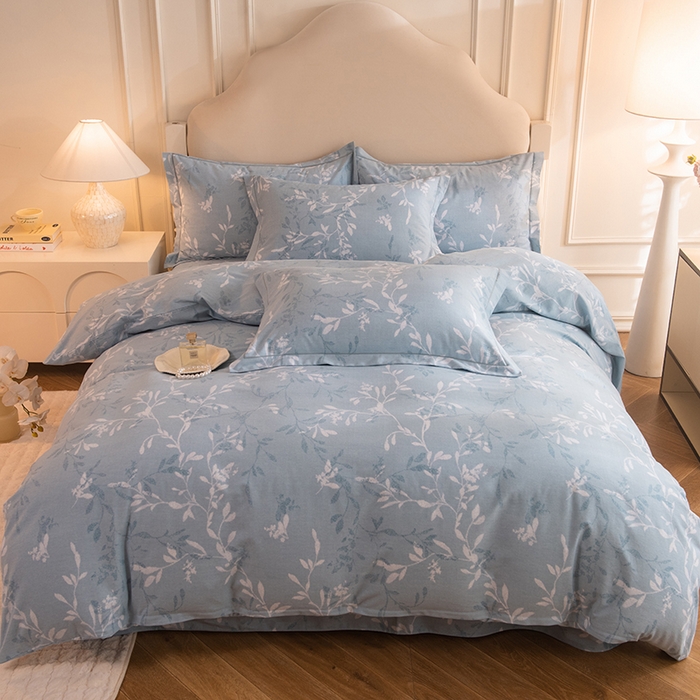 91家纺网 家纺一手货源 找家纺 （总）磨毛世家家纺 2025新款全棉四件套纯棉加厚生态磨毛套件