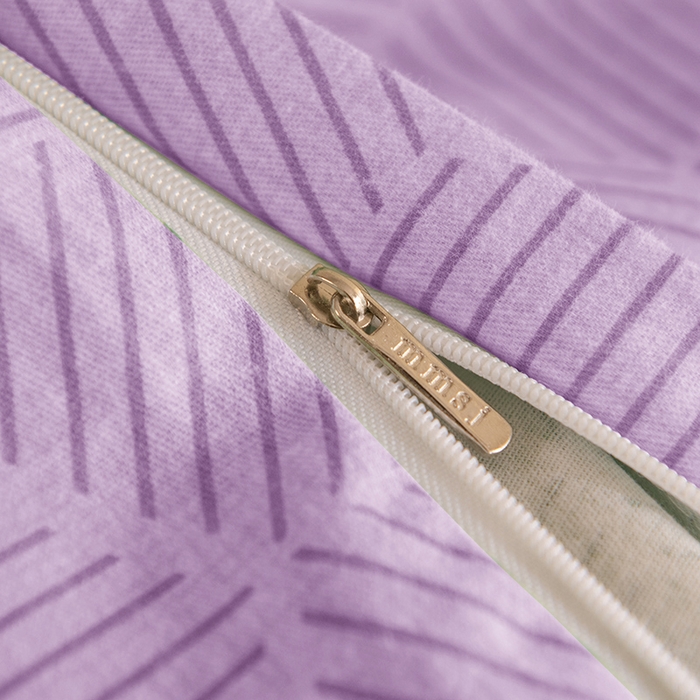 91家纺网 家纺一手货源 找家纺 磨毛世家家纺 2025新款生态四件套 布列塔-浅紫