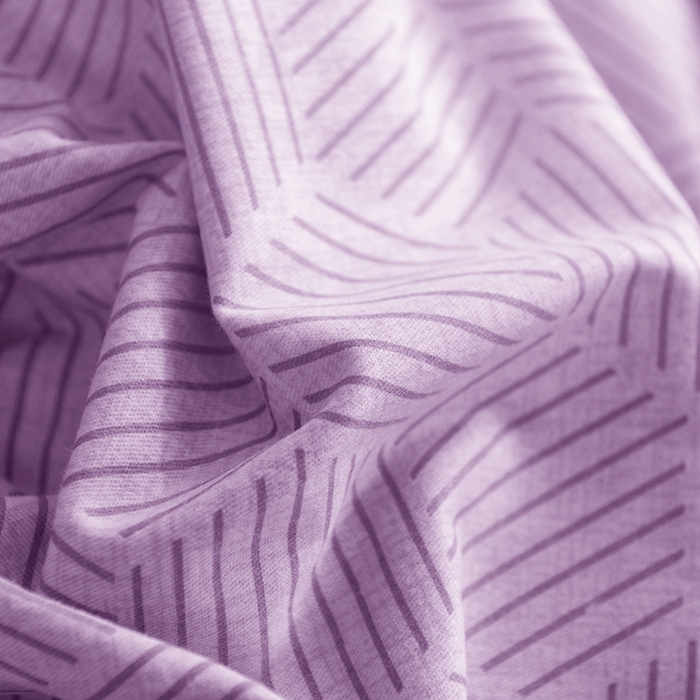 91家纺网 家纺一手货源 找家纺 磨毛世家家纺 2025新款生态四件套 布列塔-浅紫