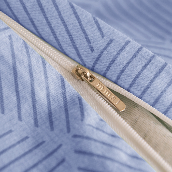 91家纺网 家纺一手货源 找家纺 磨毛世家家纺 2025新款生态四件套 布列塔-天空蓝