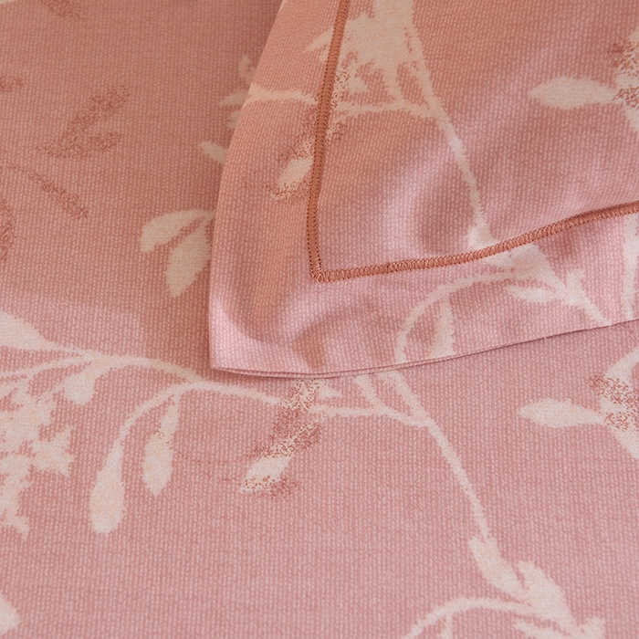 91家纺网 家纺一手货源 找家纺 磨毛世家家纺 2025新款生态四件套 春和景明-粉