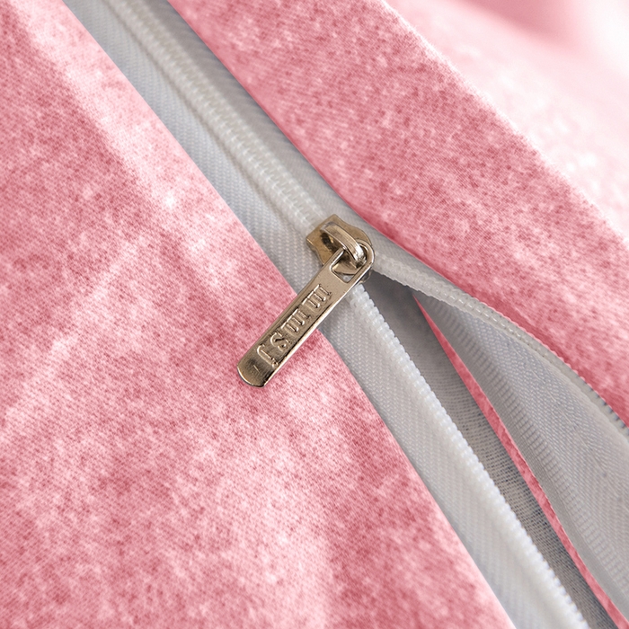 91家纺网 家纺一手货源 找家纺 磨毛世家家纺 2025新款生态四件套 粉色