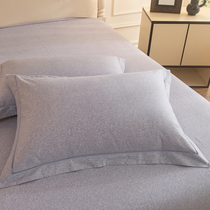 91家纺网 家纺一手货源 找家纺 磨毛世家家纺 2025新款生态四件套 灰色