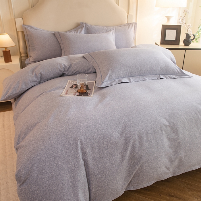 91家纺网 家纺一手货源 找家纺 磨毛世家家纺 2025新款生态四件套 灰色