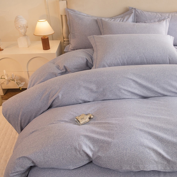 91家纺网 家纺一手货源 找家纺 磨毛世家家纺 2025新款生态四件套 灰色