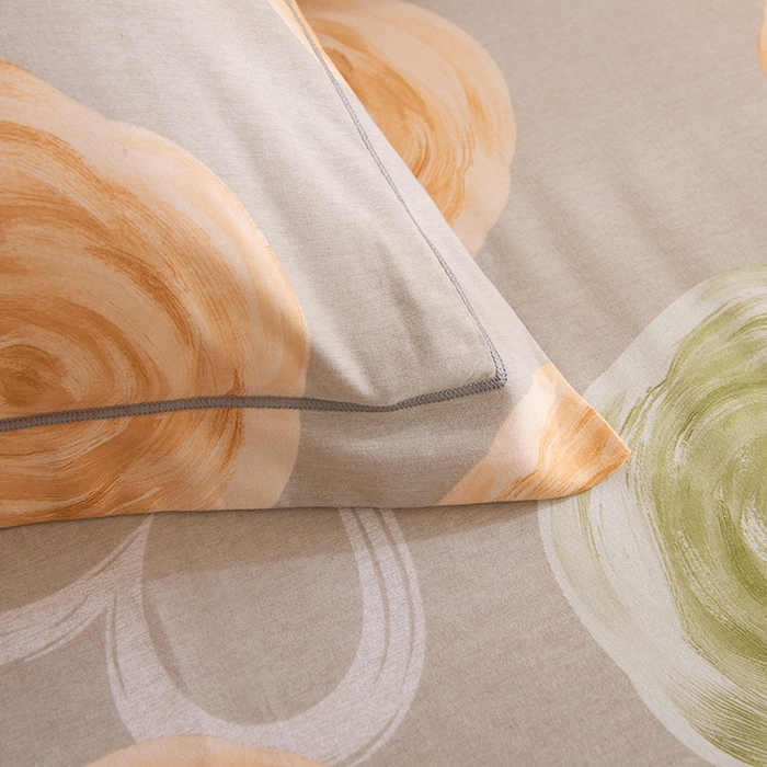 91家纺网 家纺一手货源 找家纺 磨毛世家家纺 2025新款生态四件套 玫瑰物语-灰