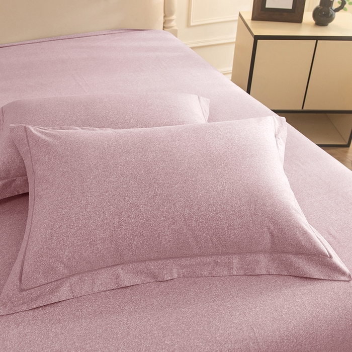 91家纺网 家纺一手货源 找家纺 磨毛世家家纺 2025新款生态四件套 浅咖色