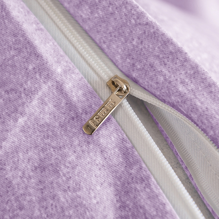 91家纺网 家纺一手货源 找家纺 磨毛世家家纺 2025新款生态四件套 浅紫