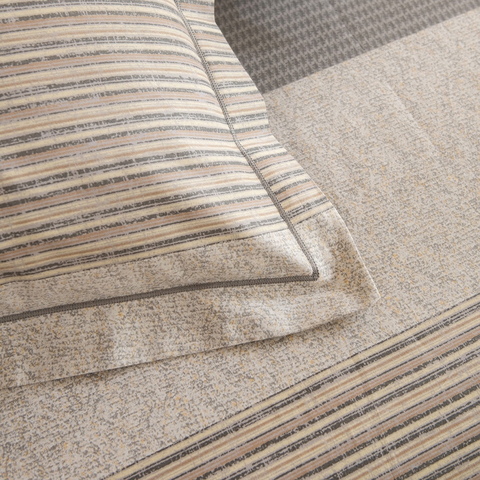 91家纺网 家纺一手货源 找家纺 磨毛世家家纺 2025新款生态四件套 亚马逊-灰