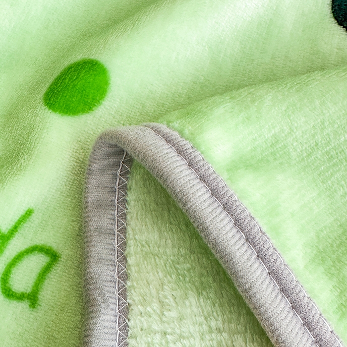 91家纺网 家纺一手货源 找家纺 欧喜璐 2025新款卡通印花加厚牛奶绒多功能毛毯 国宝