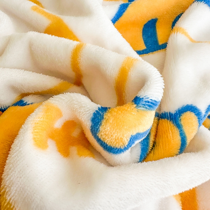 91家纺网 家纺一手货源 找家纺 欧喜璐 2025新款卡通印花加厚牛奶绒多功能毛毯 小老虎