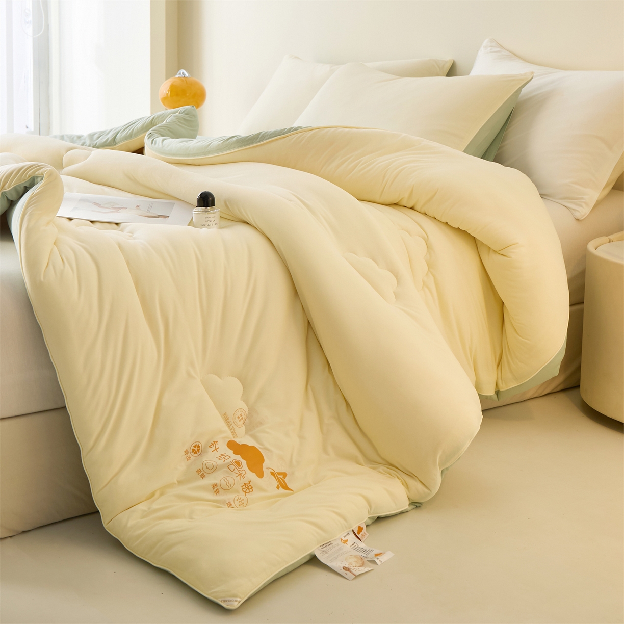 91家纺网 家纺一手货源 找家纺 （总）恒畅 2025新款A类针织棉大豆被系列