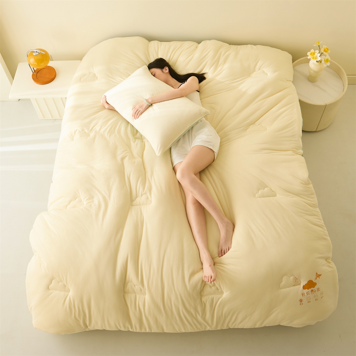 91家纺网 家纺一手货源 找家纺 （总）恒畅 2025新款A类针织棉大豆被系列