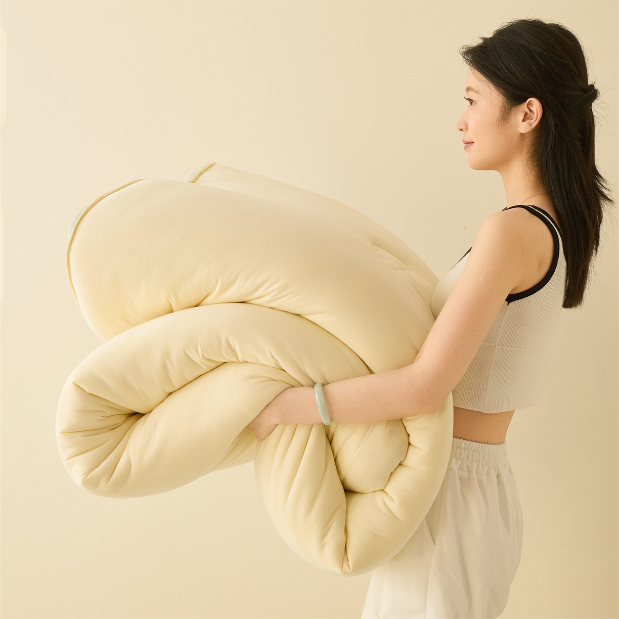 91家纺网 家纺一手货源 找家纺 （总）恒畅 2025新款A类针织棉大豆被系列